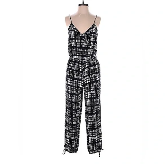 MEDIUM Madewell Black and White Jumpsuit - Picture 4 of 6